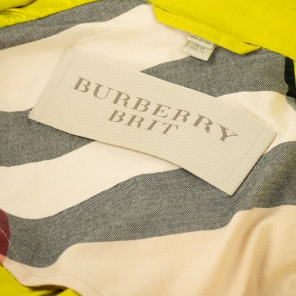 Burberry Brit Chartreuse Mini Trench - Picture 7 of 9